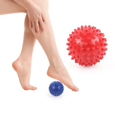 China High Quality Spicky Material and PVC Skin Friendly Massage Ball Therapy Ball Roller Massager the Foot and Arm Muscle Relaxation for sale