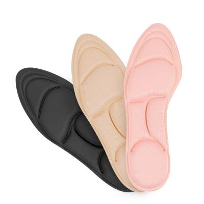 China Breathable shock absorption memory foam insole for high heels and pointed shoes for sale