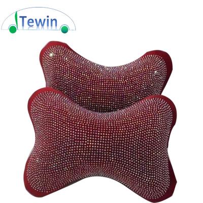 China 2021 Newest Anti Dust Crystal Car Neck Pillow Car Neck Rest Pillow, Car Head Rest Cushion for sale