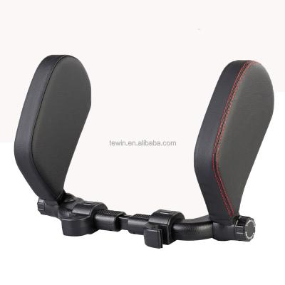 China Pu+memory Foam Memory Foam Car Seat Headrest Neck Pillow Comfortable Leather Car Seat Headrest Neck Rest Cushion Only for sale