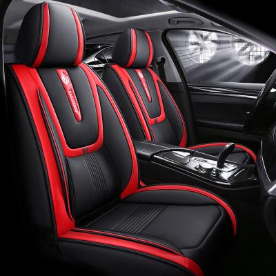 China China Manufacturer Business New Design 5 Seat Car PVC Full Set Of Universal Car Seat Covers for sale