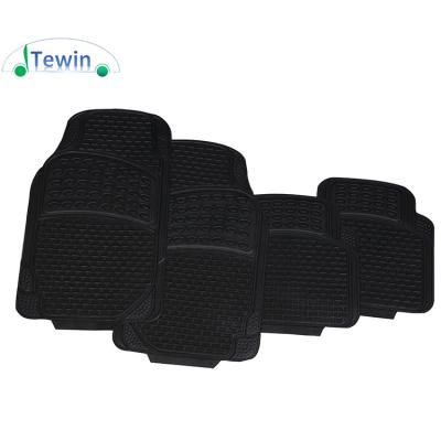 China Custom Business PVC Full Leather Edging Car Mat for sale