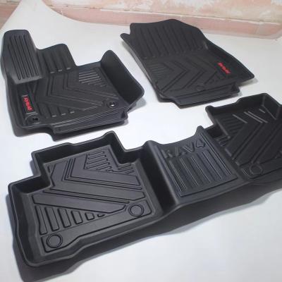 China Luxury Customized Type Full Set Floor Strip Material Business Mat Enclosed Waterproof Rubber Car Mats For RAV4 for sale