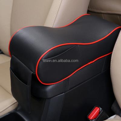 China Diamond Leather Car Armrest Pad Cushion Waterproof Car Armrest Center Cover for sale