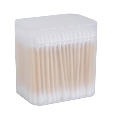 China 200 Excellent Quality Acute Packing Disposable Dual Head Cotton Swab Sanitary Swabs for sale