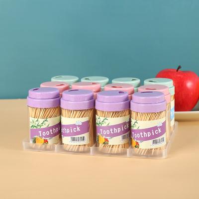 China Latest Design Eco-friendly Plain Transparent Toothpicks Box Environmental Friendly Disposable Toothpicks for sale