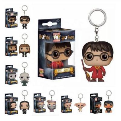 China Eco-Friendly PVC Materia 4cm Funk Noise Action Number Key Chain Hermione Dobby Snap Voldemort Dumbledore Toys for sale