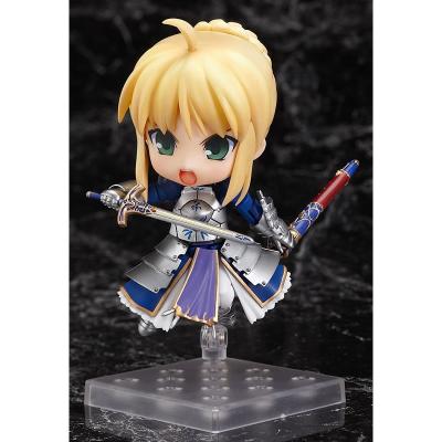 China PVC 10cm Anime Nendo-roid 121 Fate Stay Night Saber Action Figure Q version Collectible Model Toys for sale