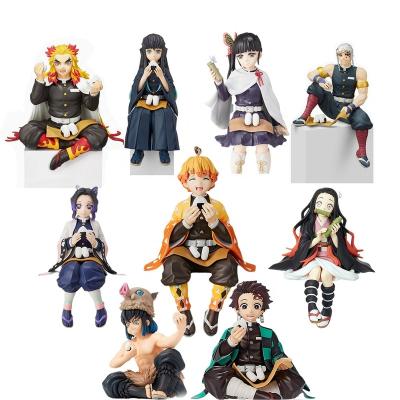 China Eco-Friendly PVC Materia Demon Slayer Anime Figure Kamado Tanjirou/Agatsuma Zenitsu/Hashibira Inosuke/Tsuyuri Kanao Posed Ver Action Figure PVC Model Toys for sale