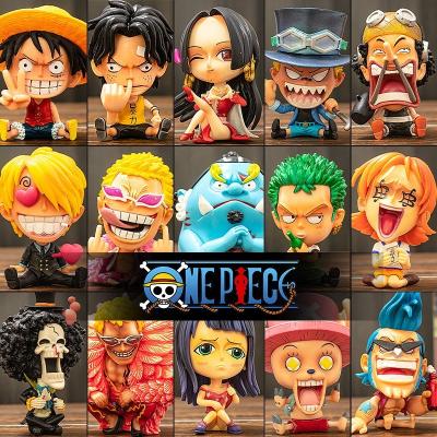 China PVC Materia 11 Cute Dolls Collection Model Toy Brinquedos Of One Piece PVC Action Numbers Style Anime Luffy Zoro Figure Toys for sale