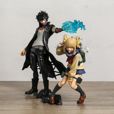 China PVC Eco-Friendly Materia My Hero Academia HERO VS ROGUE Dabi Toga Himiko Figure Desk Doll Collectible Model Toy for sale