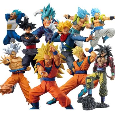 China Super Gohan Manga Model Super Saiyan Action Figma PVC Figure Son Toys DBZ Goku Christmas Gift Doll Eco-friendly Anime Dragon Ball Materia for sale