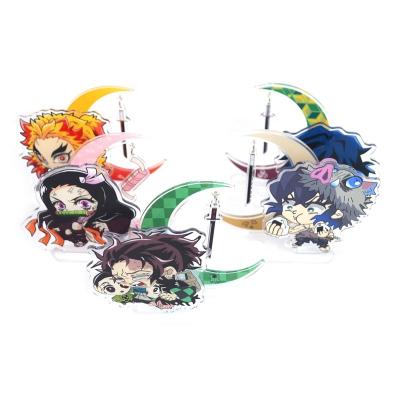 China Japan 22 Styles Demon Slayer Kimetsu No Yaiba Anime Figure Stand Plate Model Toys Action Figures Decoration Acrylic Cosplay Gifts for sale