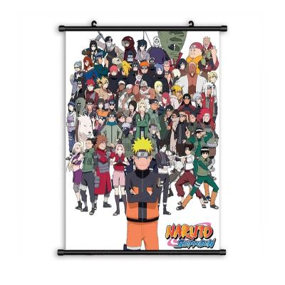 China Modern Home Classic Japanese Anime ZSQ Painting Artwork Wall Decoration Narutos Plastic Hanging Canvas Prints Picture Poster for sale