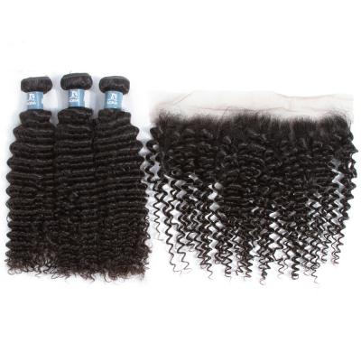 China Peruvian Kinky Curly Hair Splice Closure, Cheap Kinky Curly Lace Front Closure With Baby Hair for sale