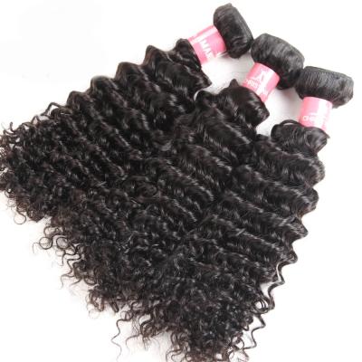 China Can Be Curled Dyeable Bleached Brazilian Curly Bundles Remy Hair Weave Bulk Buy Cheap Virgin Hair Curly From China for sale