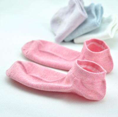 China Antibacterial Hot Sale Women Solid Color Cotton Sheer Ankle Socks for sale