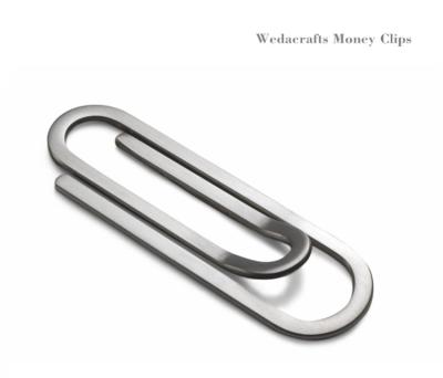 China Wedacrafts New Design Stainless Steel Worldwide Empty Silver Clips for sale