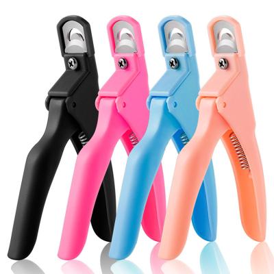 China Finger Manicure Premium Pedicure Adjustable Stainless Steel Clipper Cutter Trimmer For Artificial False Nail Tip for sale