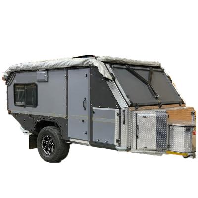 China Outdoor Travel Australia Standard Offroad Caravans Strong Motorhome For Family Camper Trailer With Large Storage for sale