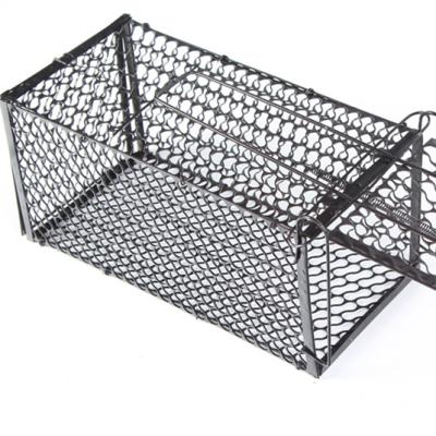 China Disposable Easy Storage Carrying Folding Rat Galvanized Wire Metal Mesh Mouse Trap for sale