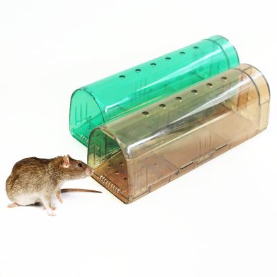 China Wholesale Disposable Multi Reusable Plastic Tunnel Rat Mouse Trap No Kill Rat Maker Snap Hook Trap Killer Rodent for sale