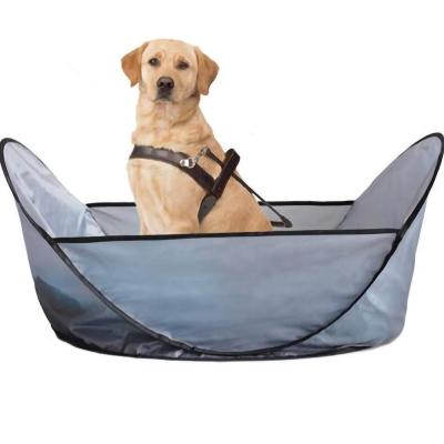 China Fashionable Pet Folding Non-Stick Pet Tent Dog Hair Catcher Cat Hair Cutting Tray Puppy Hair Trimming Grooming Organizer for sale