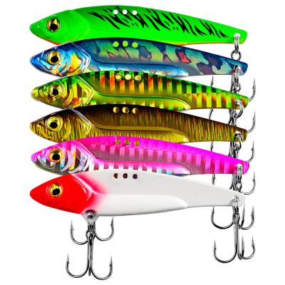 China Wholesale Metal Bait Tackle PESCA Saltwater VIB Fishing Plastic Metal Lure Sinking Hard Bait for sale