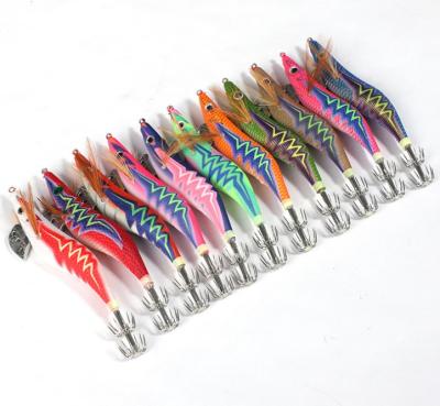 China Jig Sea Fishing Wholesale ABS Plastic Body Wrapped Cloth Quality Bright Octopus Jig Hook Box Sea Fishing Lures Jig for sale