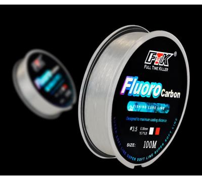 China Super Strong Fluorocarbon Water Fishing Lure 100% Fast Cut Line 100% Fast Cut Tension 100M Nylon Fishing Line for sale