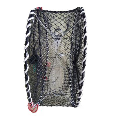 China Folable Fishing Lobster Vending Pots Black Stone Horseshoe Crab Traps Foldable for sale