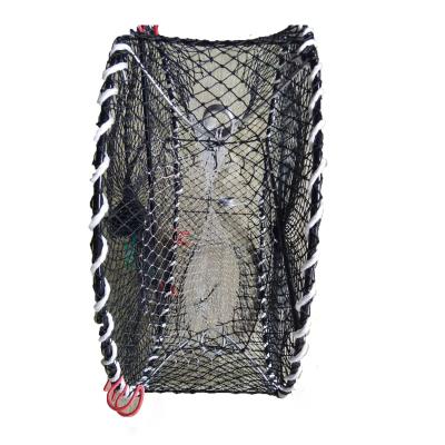 China Folable Round Plastic Collapsible Folding Pot Coated Blue Crab Trap Wire for sale