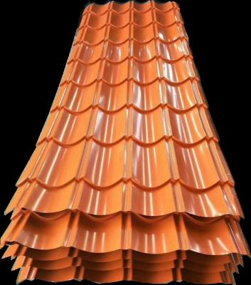 China 0,27 mm PPGI Corrugated Roofing Sheets PPCG Decorative Zinc iron Metal Roofs Coated Color Steel Sheet for sale