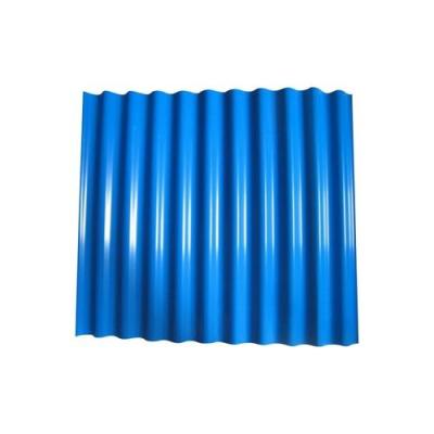 China AZ 55 PPGI corrugated sheet galvanized roofing sheet Color coated Steel Corrugated Roofing Sheet for sale