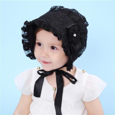 China Wholesale Cute Baby Girls Hat Comfotable Fashion Princess Spring And Summer Cute Bow Fetal Wrap Hat Caps for sale