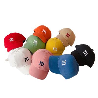 China Comfotable Letter Embroidery Custom Kids Summer Outing Quality Baby Sunshade Hip Hop Hat Baseball Cap Hat for sale