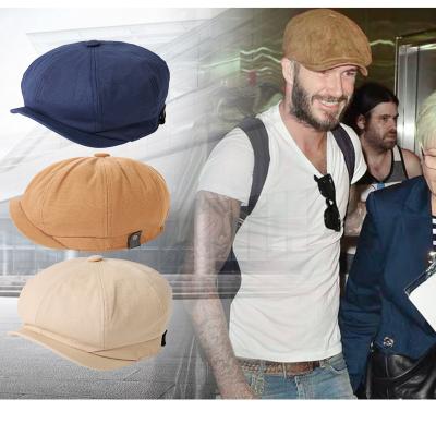 China British Beret Bailey Hat Boinas Hombre Fashion Newsboy Fashion Street Wear Men Summer Foldable Big Picture Octagonal Painter British Beret Hat Caps for sale