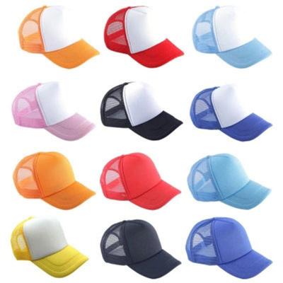 China Hn0001 COMMON Gorras Gorros Promotional Gift Fit Otto White Red White Baseball Mesh Foam Trucker Cap Custom Logo Printed Summer for sale