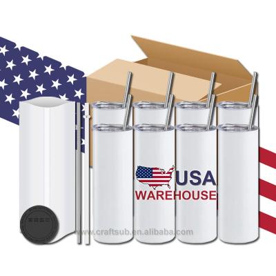 China Wholesale 20oz 20oz Stainless Steel Wholesale 20oz 20oz Stainless Steel Ready Ready Ship RTS Dropshipping China Insulated Blank Sublimation Plain White Tumbler for sale