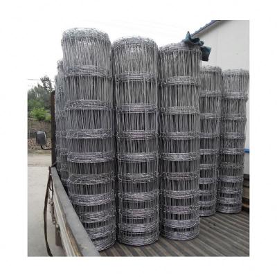 China Corrosion Resistance Grassland Cattle Galvanized Woven Wire Mesh Farm Fence Iron Wire Fencing For Animals for sale