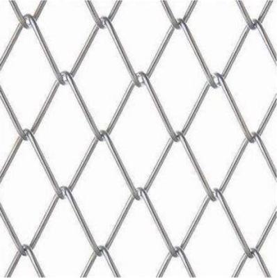 China Fence Mesh PVC Coated Diamond Shape Wire Mesh Sportsfield Chain Link Fence for sale