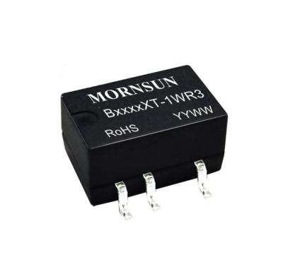 China Mornsun B0515XT-1WR3 DC-DC Converter Fixed Input Voltage And Unregulated Dual Output 1W Converter 15.24 B0515XT-1WR3 11.40 7.mm for sale