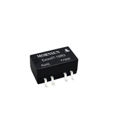 China Mornsun E0503XT-1WR3 DC-DC Converter Fixed 1W E0503XT-1WR3 11.40 7.2mm Input Voltage Isolation and Unregulated Single Output 15.24 Converter for sale