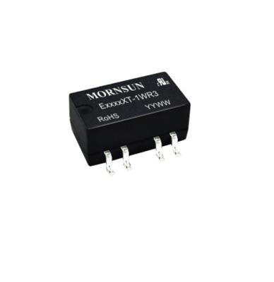 China Mornsun E0512XT-1WR3 DC-DC Converter Fixed Isolation and Unregulated Single Output Converter 15.24 x 11.40 x 7.25mm 1W E0512XT-1WR3 Input Voltage for sale