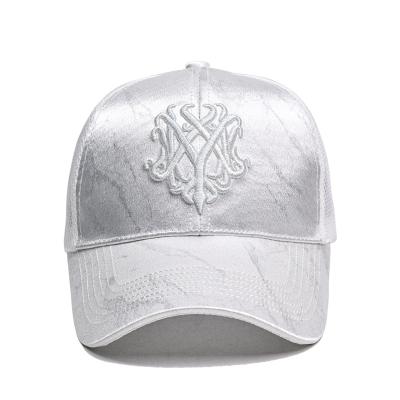 China 2023 Custom Embroidered Net Women's COMMON Logo Satin Logo Sports Hat Wholesale Fashion Suitable For Women's Baseball Cap for sale