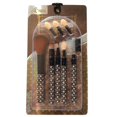 China Angular Blush Eco-Friendly Eye Makeup Brush 5pcs Makeup Brush Set Cosmetic Brush for sale