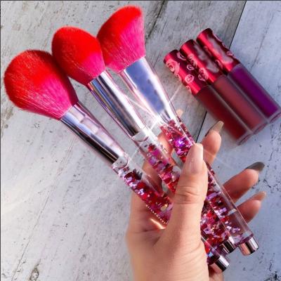 China Angular Blush Makeup Brush 3pcs Kit High Quality Custom Logo Makeup Brushes Makeup Brush Wholesale for sale