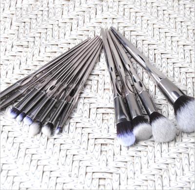 China Newest Foundation Brush 12 Pcs Makeup Tools With Hair Brush OEM Synthetic Professional Makeup Brushes for sale