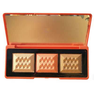 China Hot sale waterproof contour blush highlighter make up palette face menhaden pearl high quality cosmetic for sale