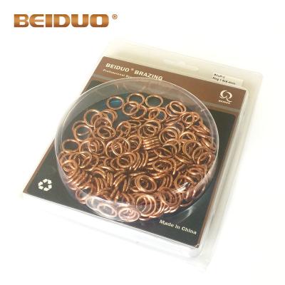 China Welding Solder Rings CuMnCo Manganin Copper Welding Rings for sale